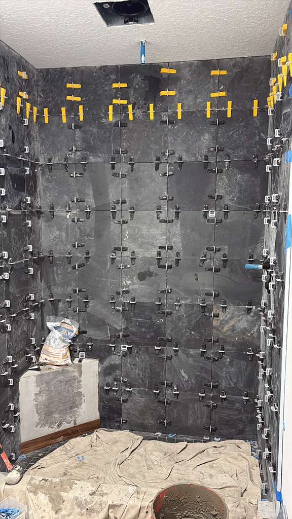 Tile project by King Installer