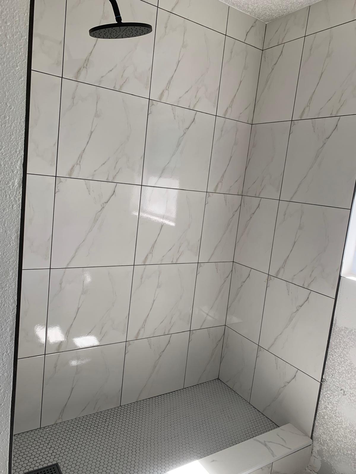 Tile project by King Installer